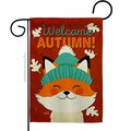 Patio Trasero 13 x 18.5 in. Autumn Foxy Garden Flag with Fall Harvest & Double-Sided Decorative Vertical Flags PA3900939